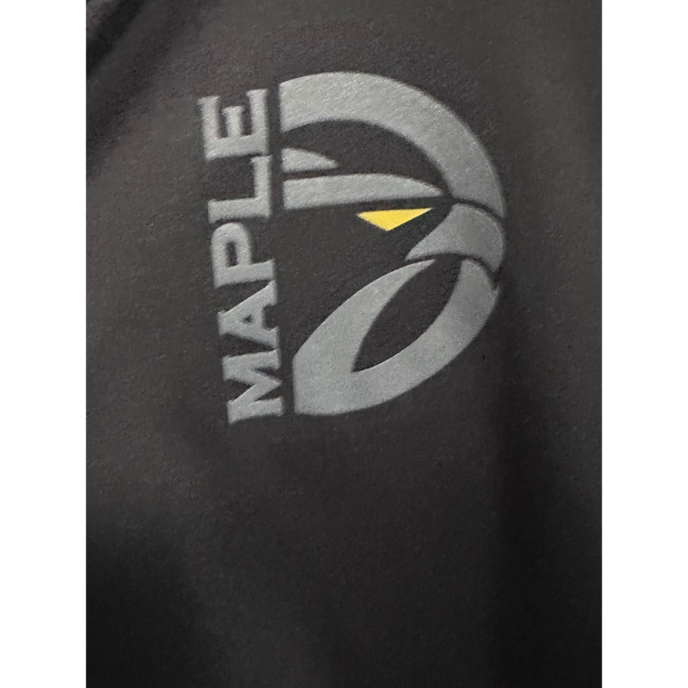 Sport-Tek Hoodie Mens L Black Maple Eagle Graphic Polyester Honeycomb Panel - Picture 12 of 16
